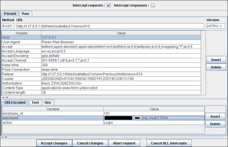 Simple SQL Injection Attack